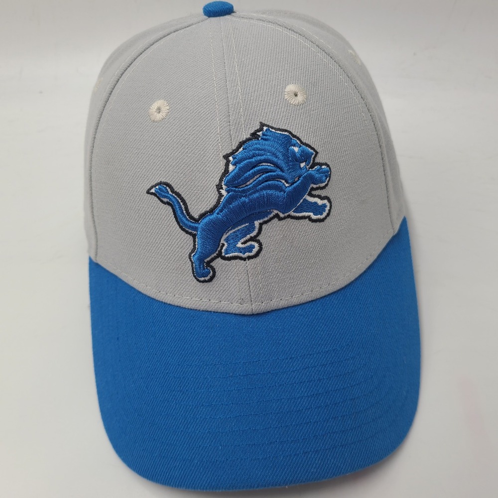 Detroit Lions Hat Adjustable New Era 9Forty Gray Blue NFL Football Casual Men